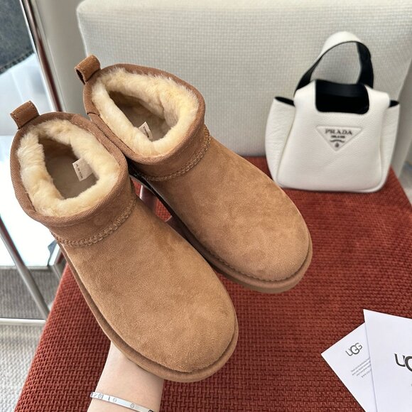 UGG Classic Ultra Mini Boots chestnut - Picture 8 of 9